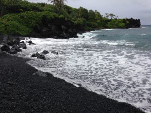 Wai'anapanapa Black Sand Beach - June 15, 2014