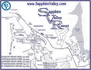 <b>Sapphire Valley Area Map</b>