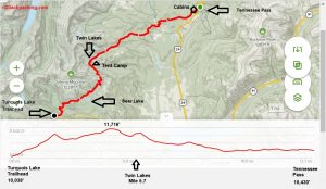 <b>Colorado Trail Segment 9 Detailed Map - Sept 2020</b>